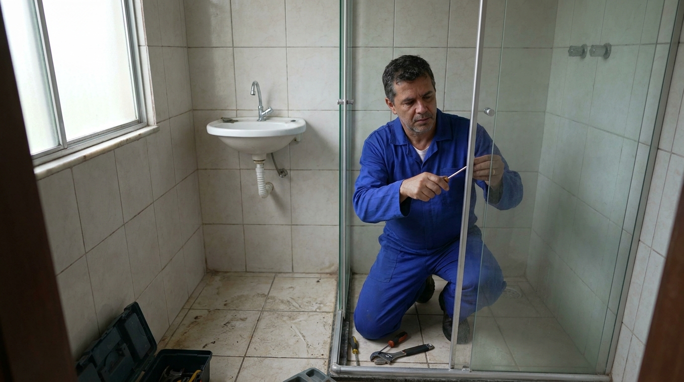 Reparo de box de vidro em Goiânia‑GO
